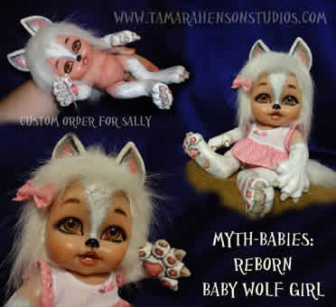wolf baby dolls